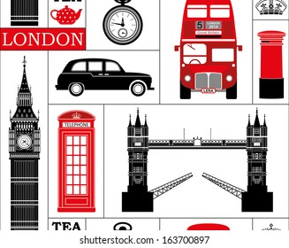London symbols seamless pattern