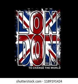 london t shirt graphic vector 