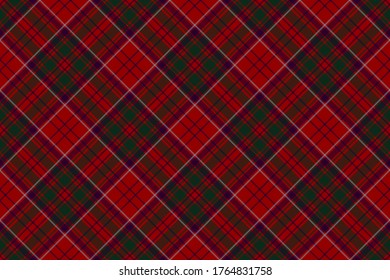 London Tartan. Tartan imitation for prints on fabric and clothing, interior decoration, Scottish-style websites. Seamless pattern. Diagonal cell.