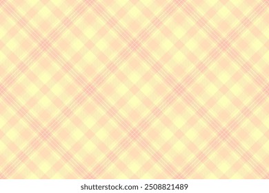 London tartan seamless plaid, stroke background vector textile. Patterned texture check fabric pattern in light and peach puff colors palette.