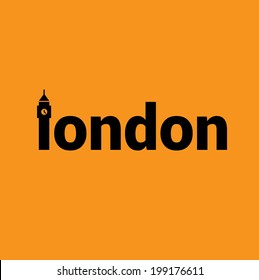 London tourism concept