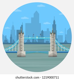 London tower bridge in England