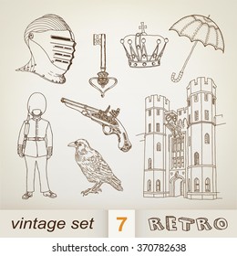 london. tower. set
