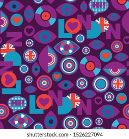 London trendy print  for textile, wallpaper, cover, wrapping  paper