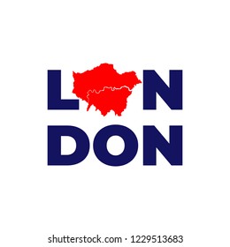 london typography tee graphic design, vector 