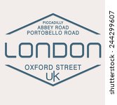 London  typography,  t-shirt graphics, vectors