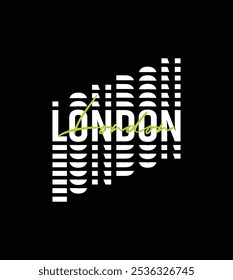 
Londres Reino Unido ilustración gráfica, diseño de tipografía para camiseta y ropa de marca
