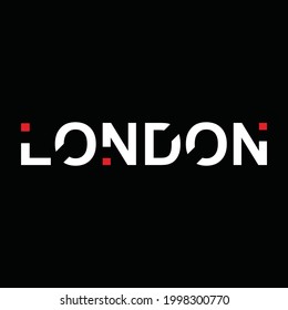 london urban clothing streetwear typography design	