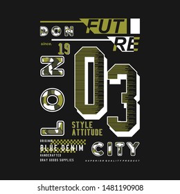 london urban style graphic typography design t shirt