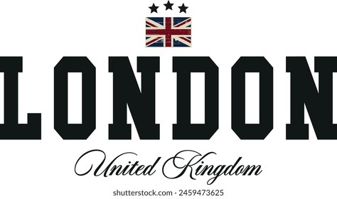 london varsity slogan flag graphic design print united kingdom uk