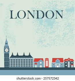 London vector  background