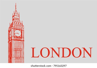 London vector illustration
