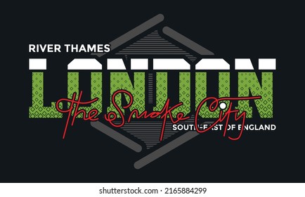 London,Modern and lettering typography graphic tee design in vector illustration.Tshirt,print,vintage,tee,college and other uses