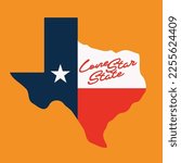 lone star state with texas state flag with map modern art style patriot theme background for advertisement banner,brochure,website landingpage, notebook cover vector eps.