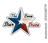 The Lone Star State- Texas Pride Design perfect for print, apparel, stickers, etc