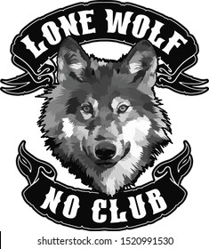 Lone Wolf, No Club Emblem