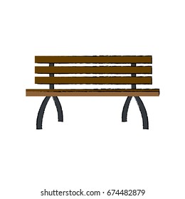 lonely brench furniture wooden image