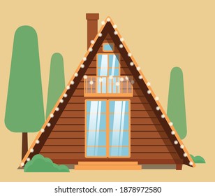 a lonely cabin in the forest