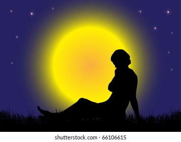 Lonely girl
