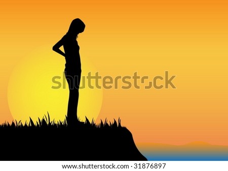 Lonely girl