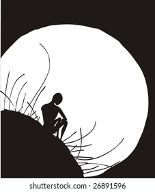 lonely on the moon