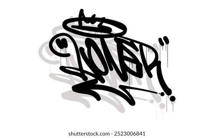 LONER graffiti tag style design