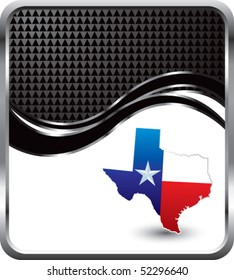 lonestar state black checkered wave