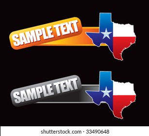 lonestar state icon on tilted banners
