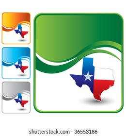 lonestar state on multicolored wave backgrounds
