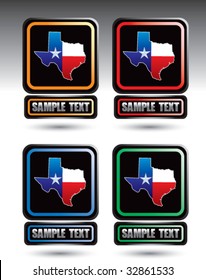 lonestar state of texas on nameplate