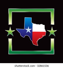 estado lonestar do texas no plano de fundo estrela