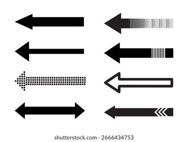 Flecha larga. flecha Grande negra que apunta a la derecha Ilustración vectorial negrita delgada flecha larga flecha negra que apunta a la derecha