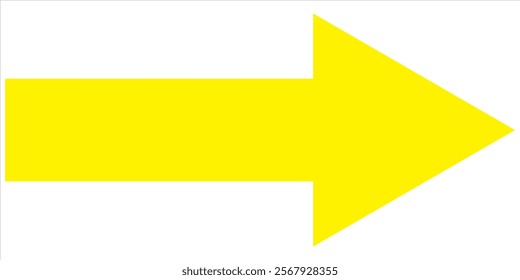 Long arrow. Black arrow pointing right. Black large arrow pointing right. Bold thine long arrow. Vector illustration.