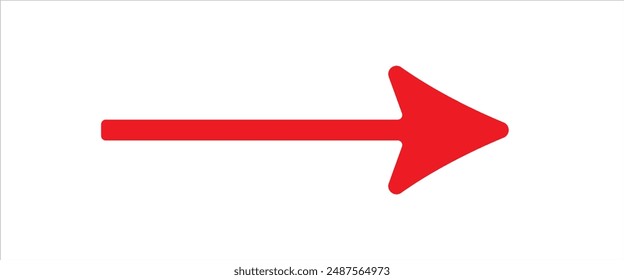 Diseño de flecha larga Estilo de icono de flecha doble