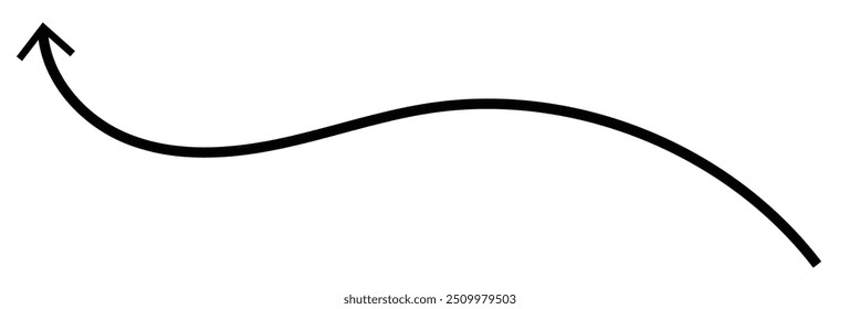  Long Arrow Design Double Arrow Icon Style auf weißem Hintergrund.