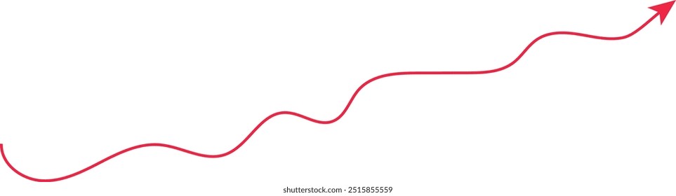 Long arrow icon. flat style Arrow symbol. arrow on a white background. long arrow vector 