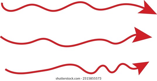 Long arrow icon. flat style Arrow symbol. arrow on a white background. long arrow vector 