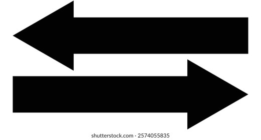 long arrow icon. large size long arrow vector, icon. horizontal arrow. Straight long arrow vector icon.   vector icon eps 10.