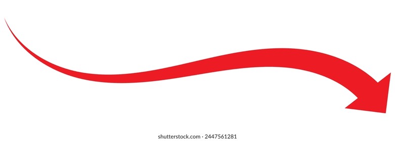 long arrow icon. Arrow pointing . long Arrow vector .  arrow or web design. 