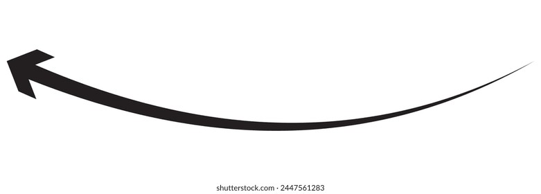 long arrow icon. Arrow pointing . long Arrow vector .  arrow or web design. 