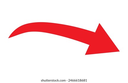  long arrow icon. Arrow pointing . long Arrow vector . arrow or web design.