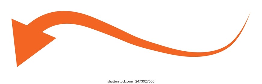  long arrow icon. Arrow pointing . long Arrow vector . arrow or web design