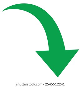 long arrow icon vector . black carved arrow . long arrow isolated in white background.