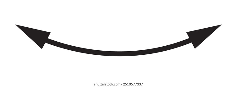 Long arrow icon. long arrow vector. flat style Arrow symbol design eps 10