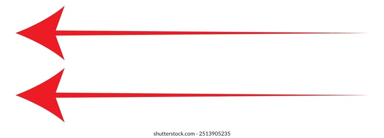 Long arrow icon. long arrow vector. flat style Arrow symbol. arrow on a white background. vector design eps 10 