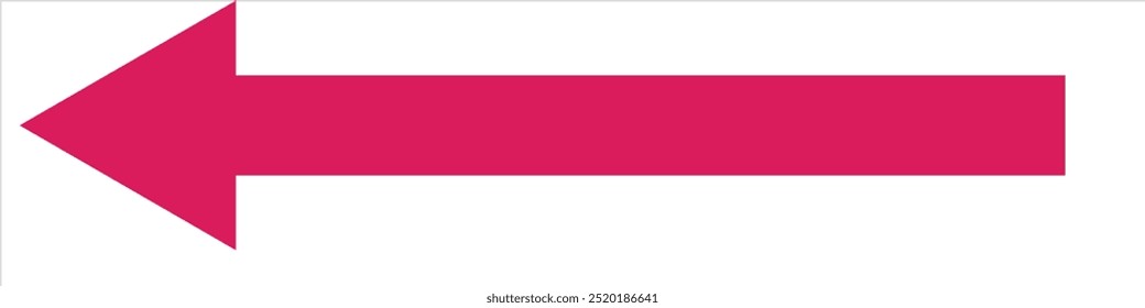 Long arrow icon. long arrow vector. flat style Arrow symbol. arrow on a white background. vector illustration.