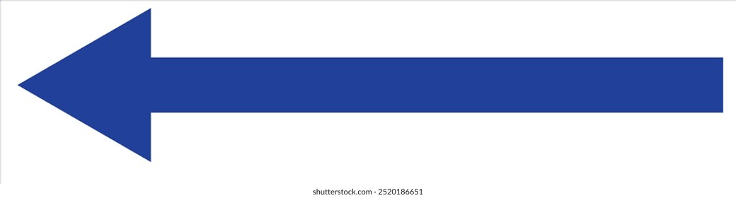 Ícone de seta longa. vetor de seta longa. símbolo de seta de estilo plano. seta em um fundo branco. ilustração de vetor.