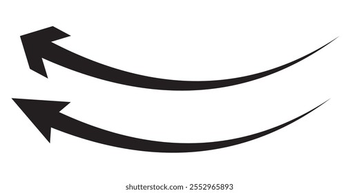 Long arrow icon. long arrow vector. flat style Arrow symbol. arrow on a white background. vector illustration. 333
