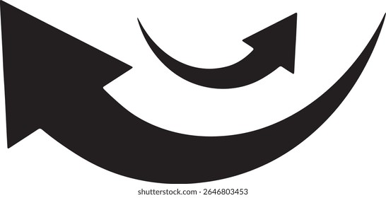 Long Arrow icon. Vector trendy long arrow icon right in flat style. Long arrow icon for web design. Vector illustration