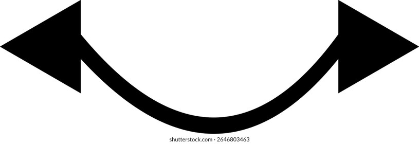 Long Arrow icon. Vector trendy long arrow icon right in flat style. Long arrow icon for web design. Vector illustration